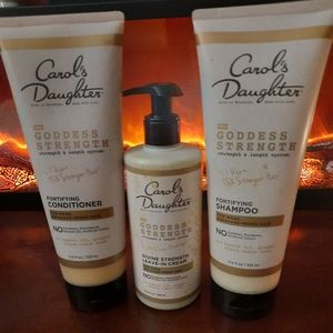 Gently used Carol's Daughter Godess strength hair kit.  Includes full sizes.